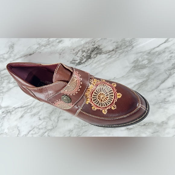 L’ARTISTE leather platform heal shoes - Picture 11 of 16